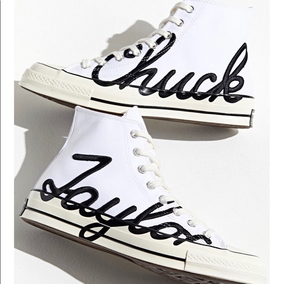 converse chuck 70 script high top sneaker